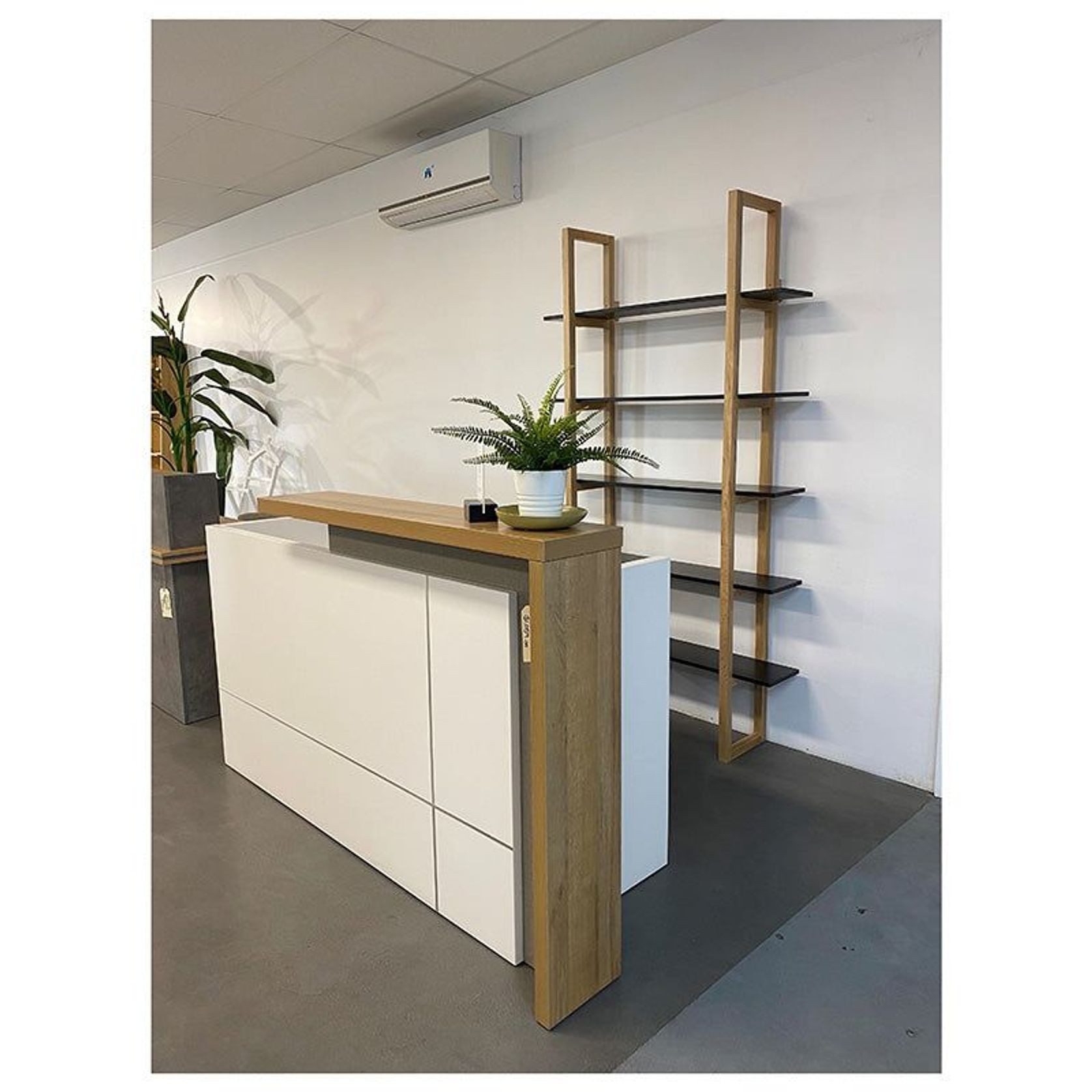 MAREN Display Unit 110cm - Natural & Black gallery detail image