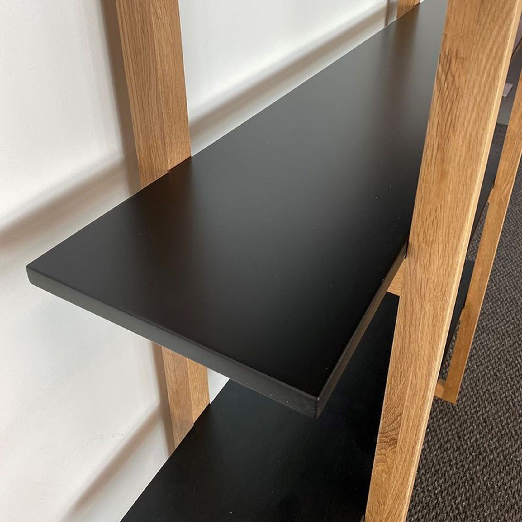 MAREN Display Unit 110cm - Natural & Black gallery detail image