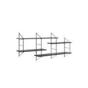RYDEN Display Unit 191cm - Black & Paulownia Colour gallery detail image