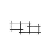 RYDEN Display Unit 191cm - Black & Paulownia Colour gallery detail image