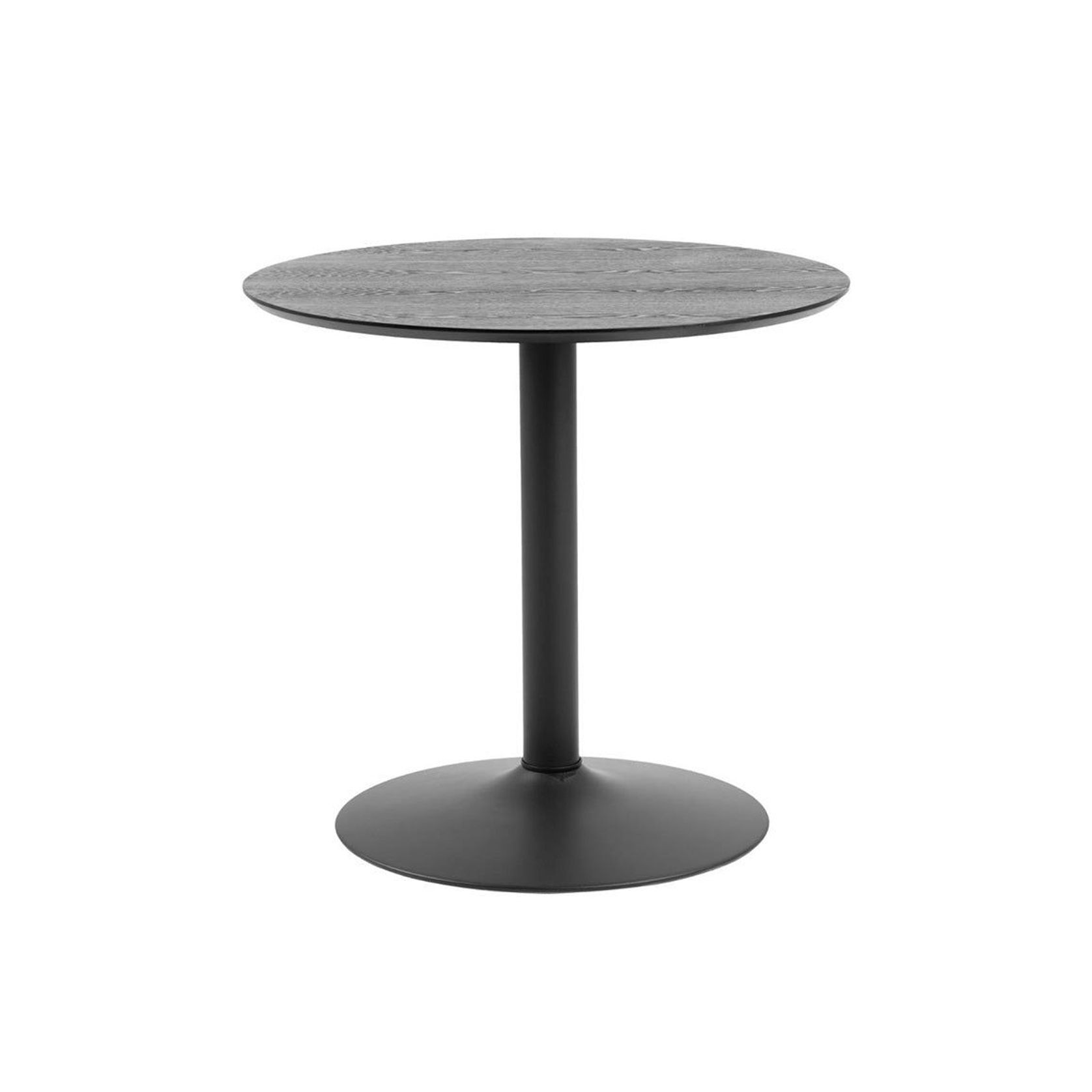 TITAN Round Dining Table 80cm - Black gallery detail image