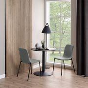 TITAN Round Dining Table 80cm - Black gallery detail image
