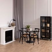 TITAN Round Dining Table 80cm - Black gallery detail image