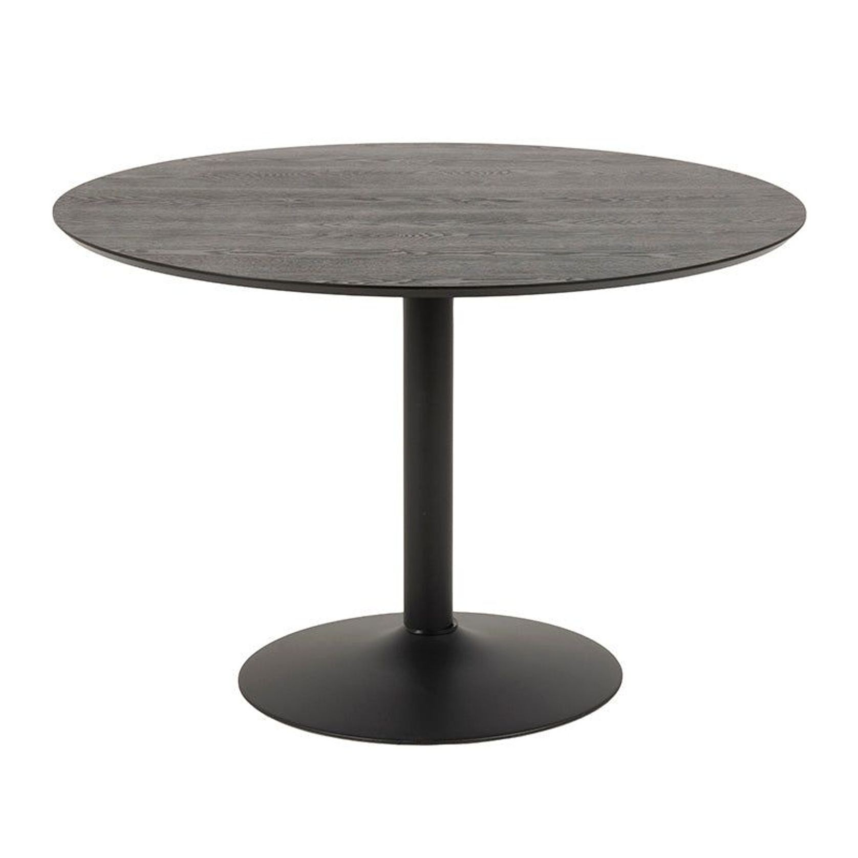 TITAN Round Dining Table 110cm - Black gallery detail image