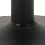 TITAN Round Dining Table 110cm - Black gallery detail image