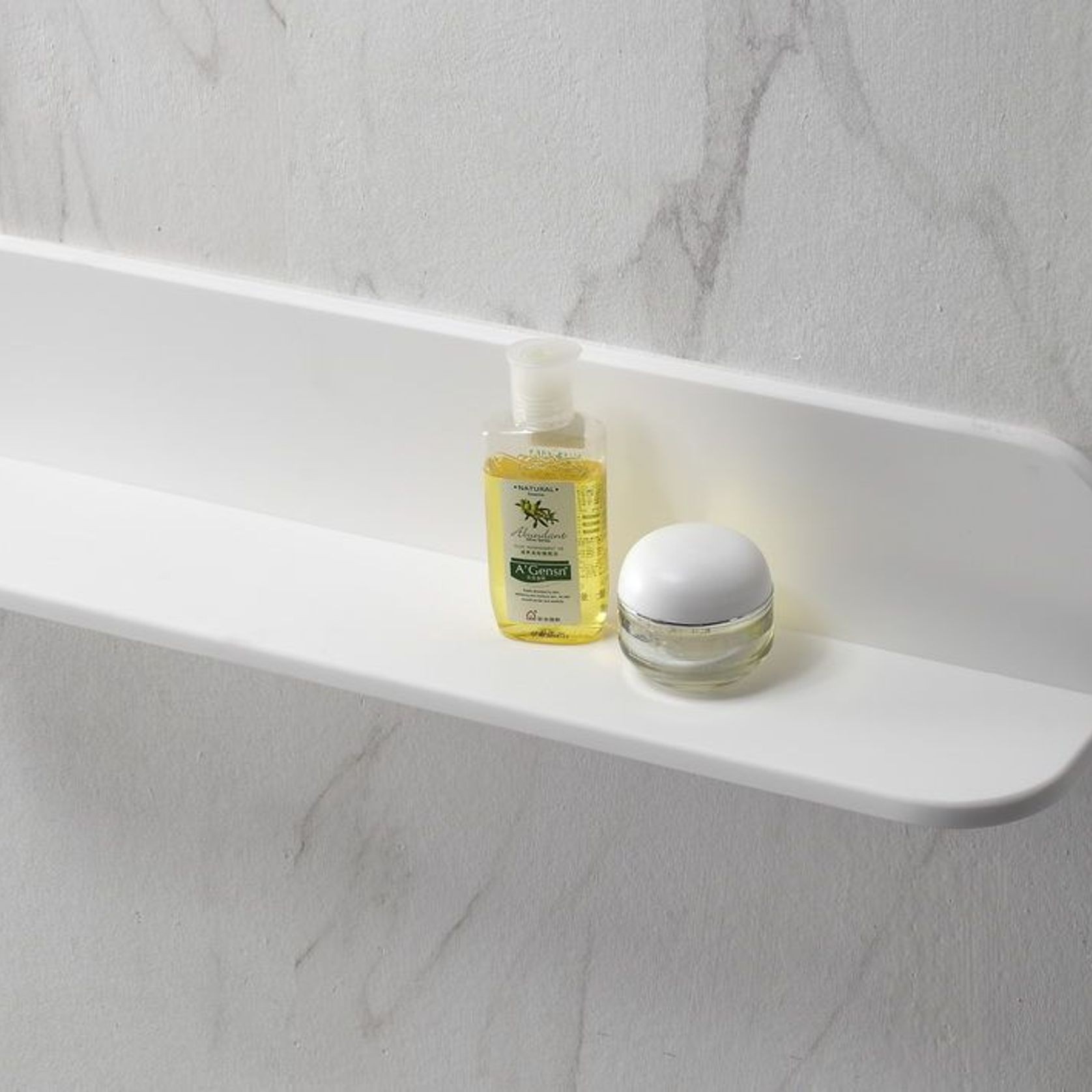 Stone Wall Hung Floating Bathroom Shelves 600 - 1200mm gallery detail image