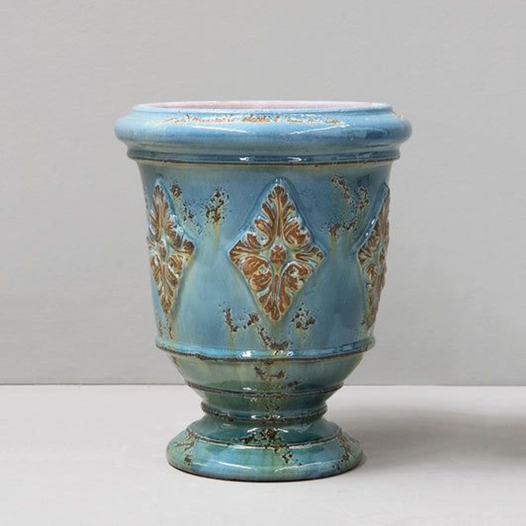 Blue Lagoon Louis XVIth Vincennes Anduze Urn gallery detail image