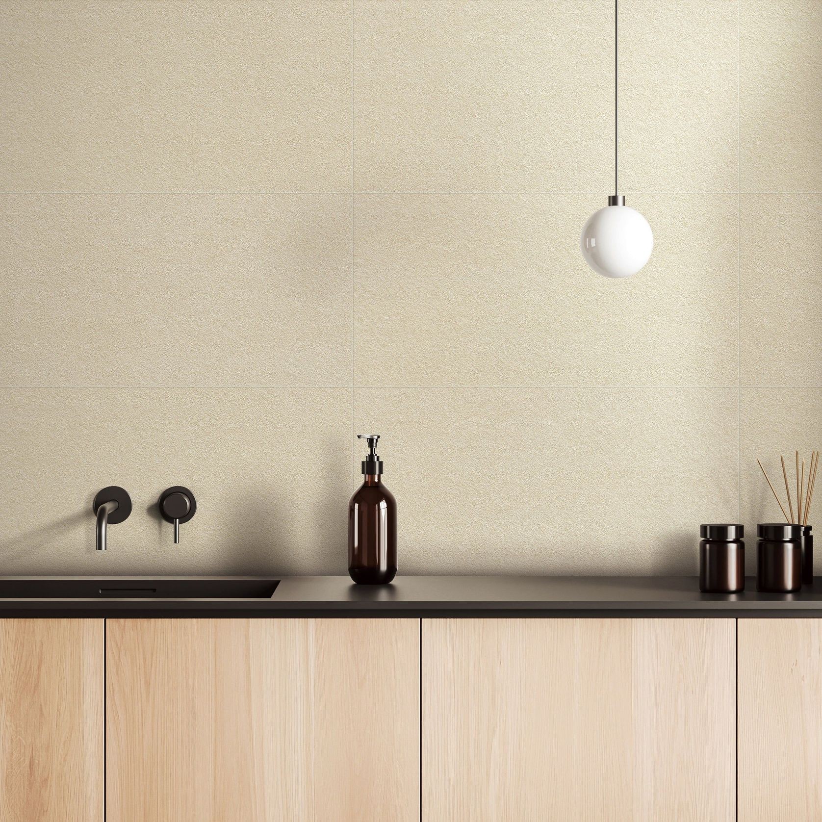 Fitzroy Almond Matt 600x300mm gallery detail image