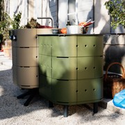 ALUVY JEAN Basalt Outdoor Storage Cabinet - Right - Kaki gallery detail image