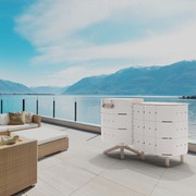 ALUVY JEAN Original Outdoor Storage Cabinet - Right - Blanc gallery detail image
