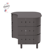 ALUVY JEAN Basalt Outdoor Storage Cabinet - Right - Anthracite gallery detail image