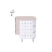 ALUVY JEAN Original Outdoor Storage Cabinet - Right - Blanc gallery detail image
