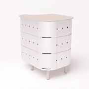 ALUVY JEAN Original Outdoor Storage Cabinet - Right - Blanc gallery detail image