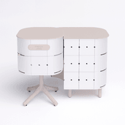 ALUVY JEAN Original Outdoor Storage Cabinet - Right - Blanc gallery detail image