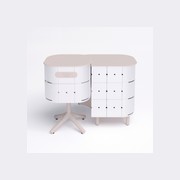 ALUVY JEAN Original Outdoor Storage Cabinet - Right - Blanc gallery detail image
