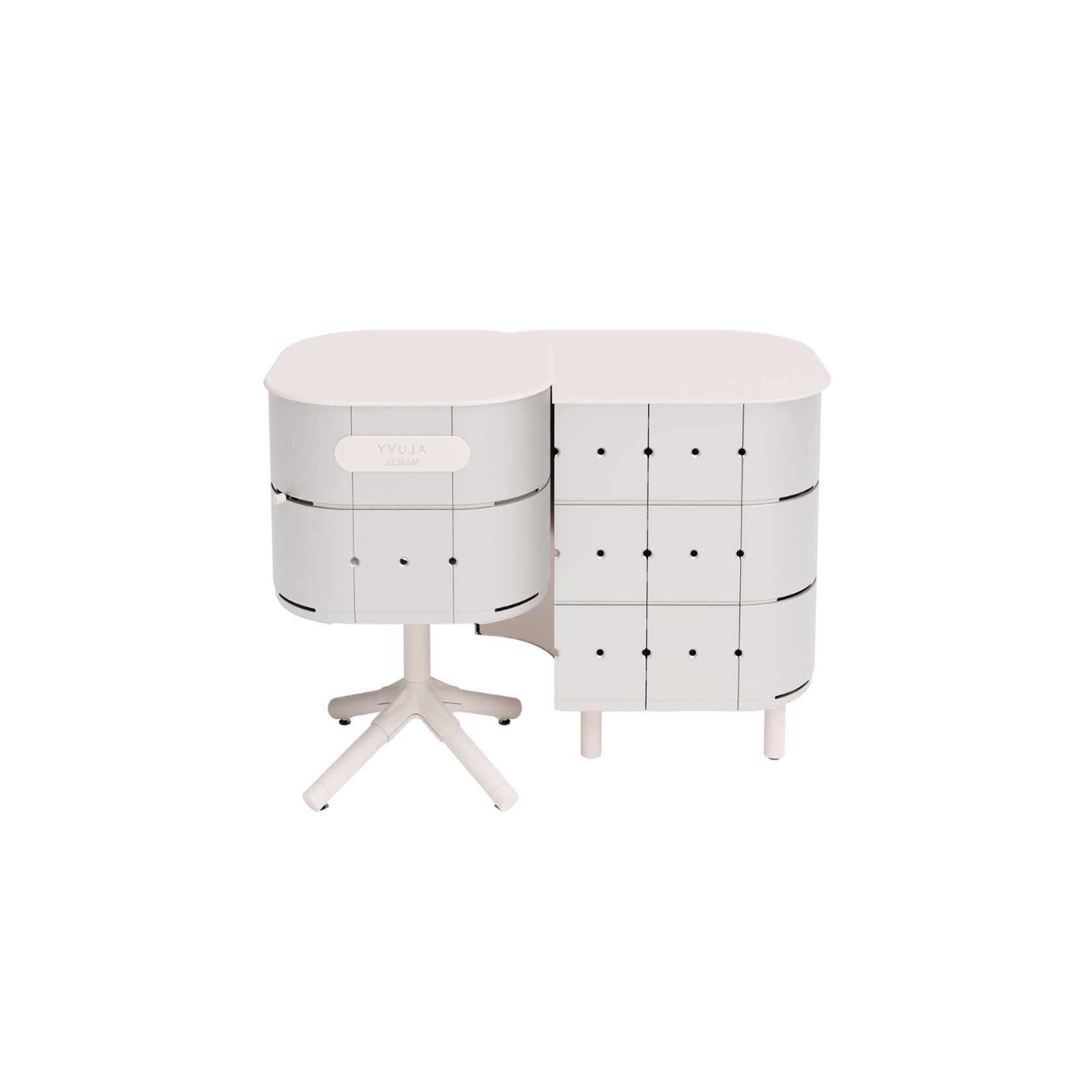 ALUVY JEAN Original Outdoor Storage Cabinet - Right - Soie gallery detail image