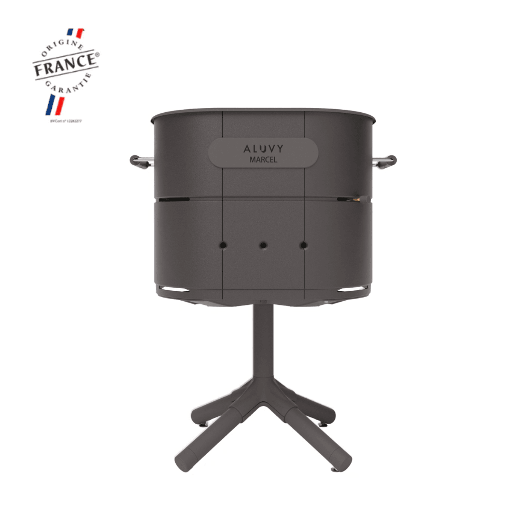 ALUVY MARCEL Basalt Charcoal Barbeque - Anthracite gallery detail image