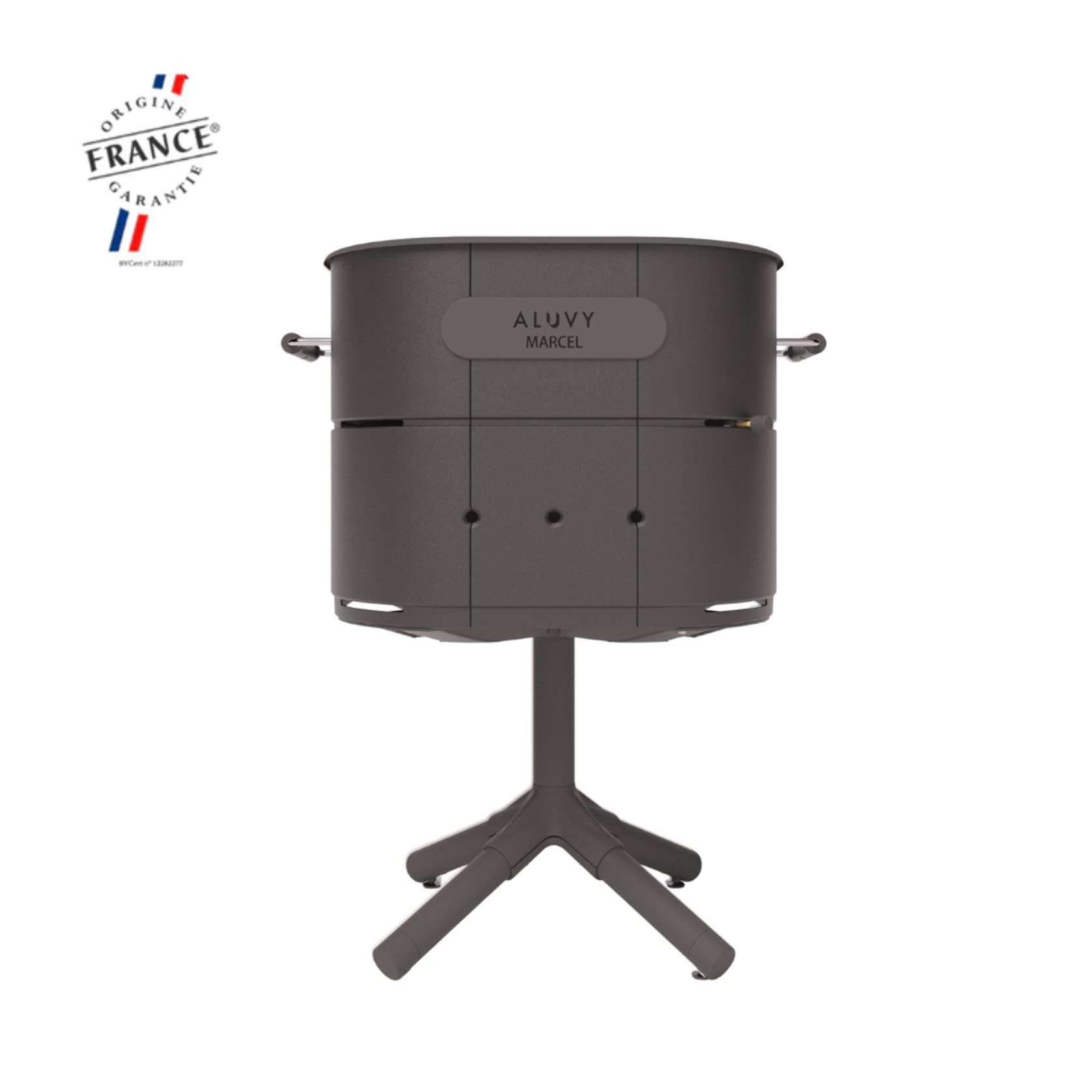 ALUVY MARCEL Basalt Charcoal Barbeque - Anthracite gallery detail image