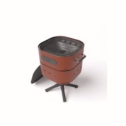 ALUVY MARCEL Basalt Charcoal Barbeque - Terracotta gallery detail image