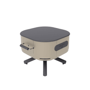 ALUVY SAM Basalt Low Brazier - Champagne gallery detail image