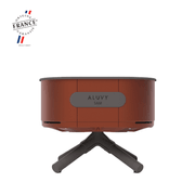 ALUVY SAM Basalt Low Brazier - Terracota gallery detail image