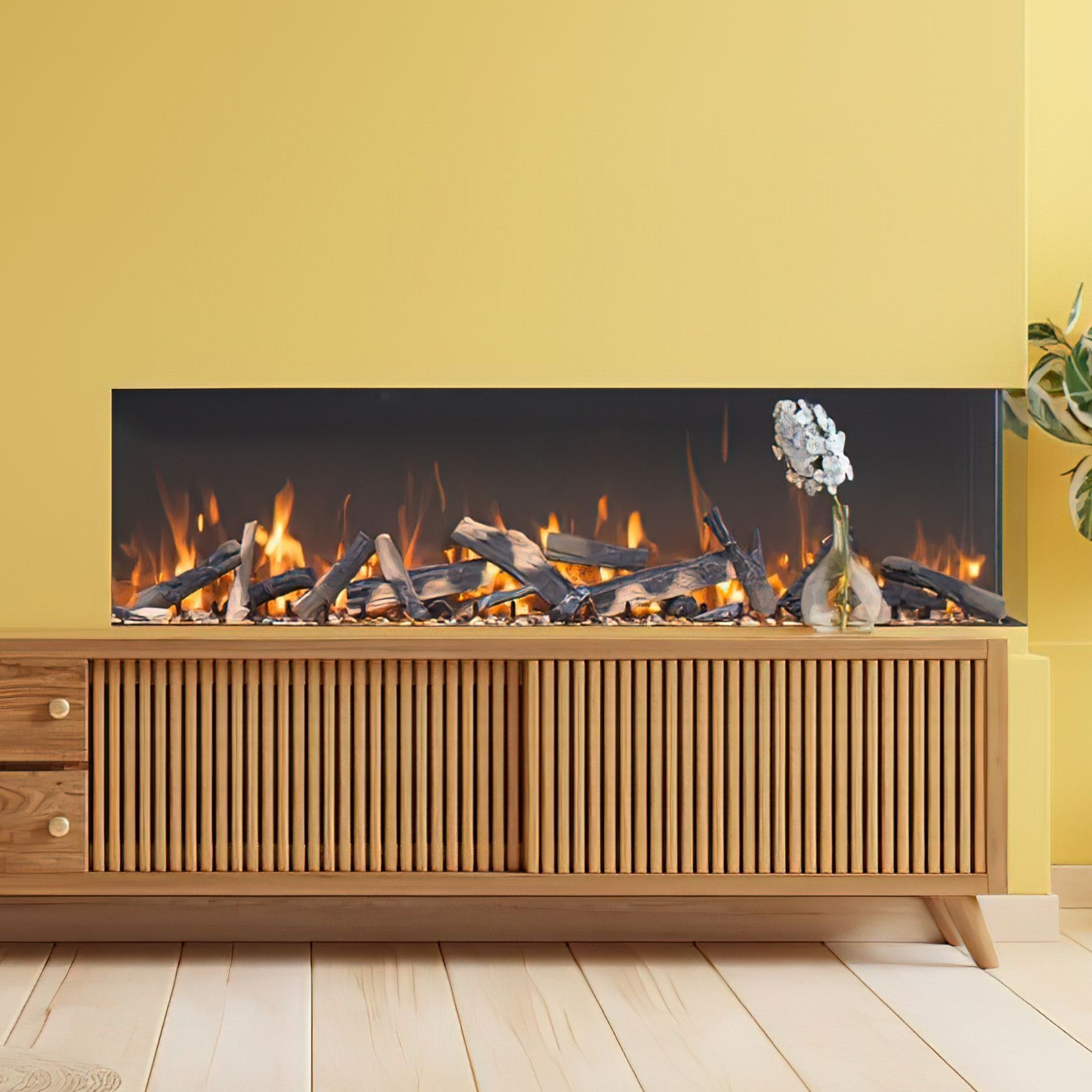 Amantii Tru View Bespoke 65 Electric Fireplace gallery detail image