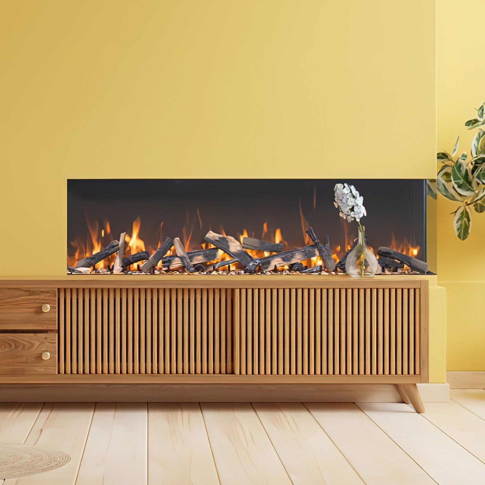 Amantii Tru View Bespoke 65 Electric Fireplace gallery detail image