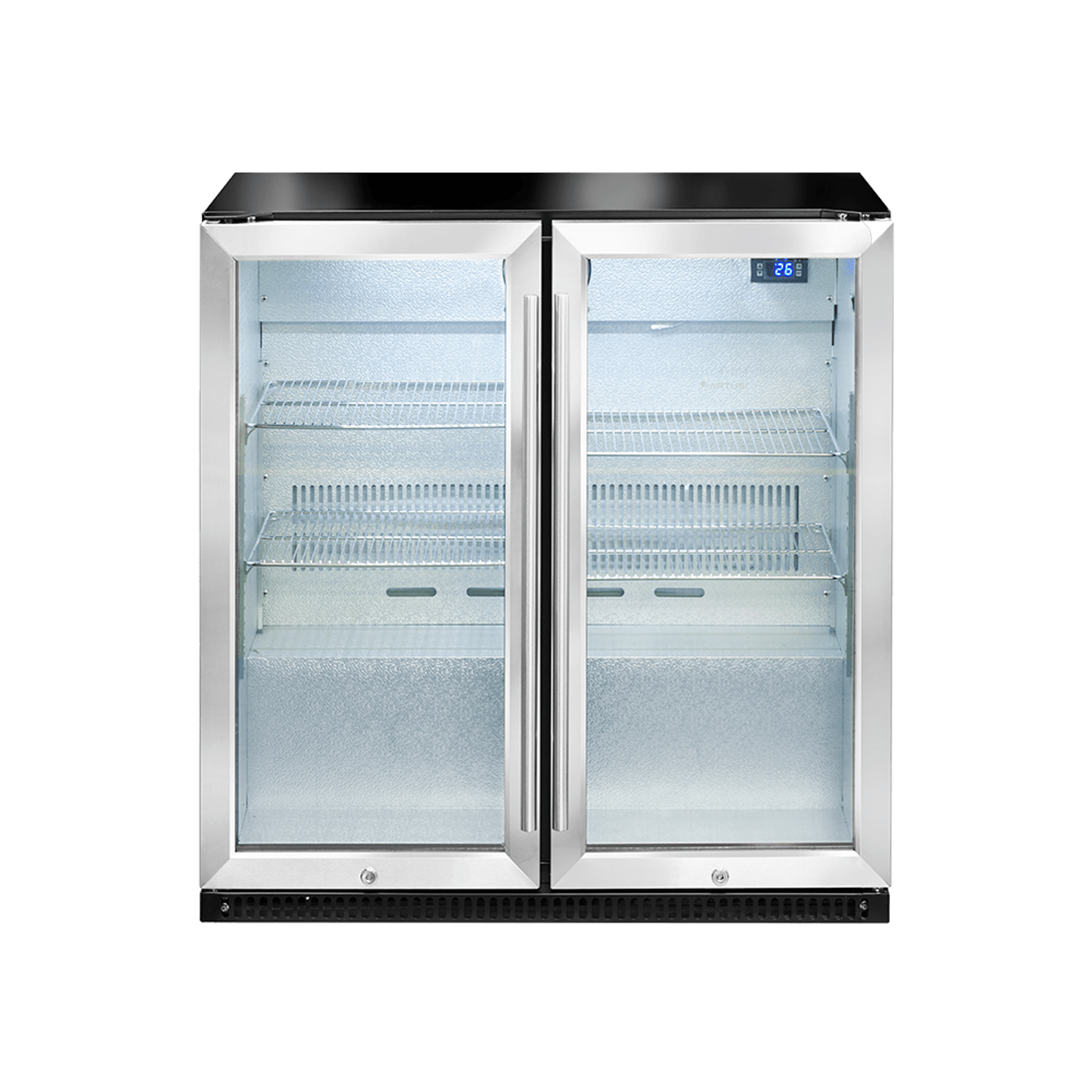 Artusi Double-Door Outdoor Refrigerator - Stainless Steel gallery detail image