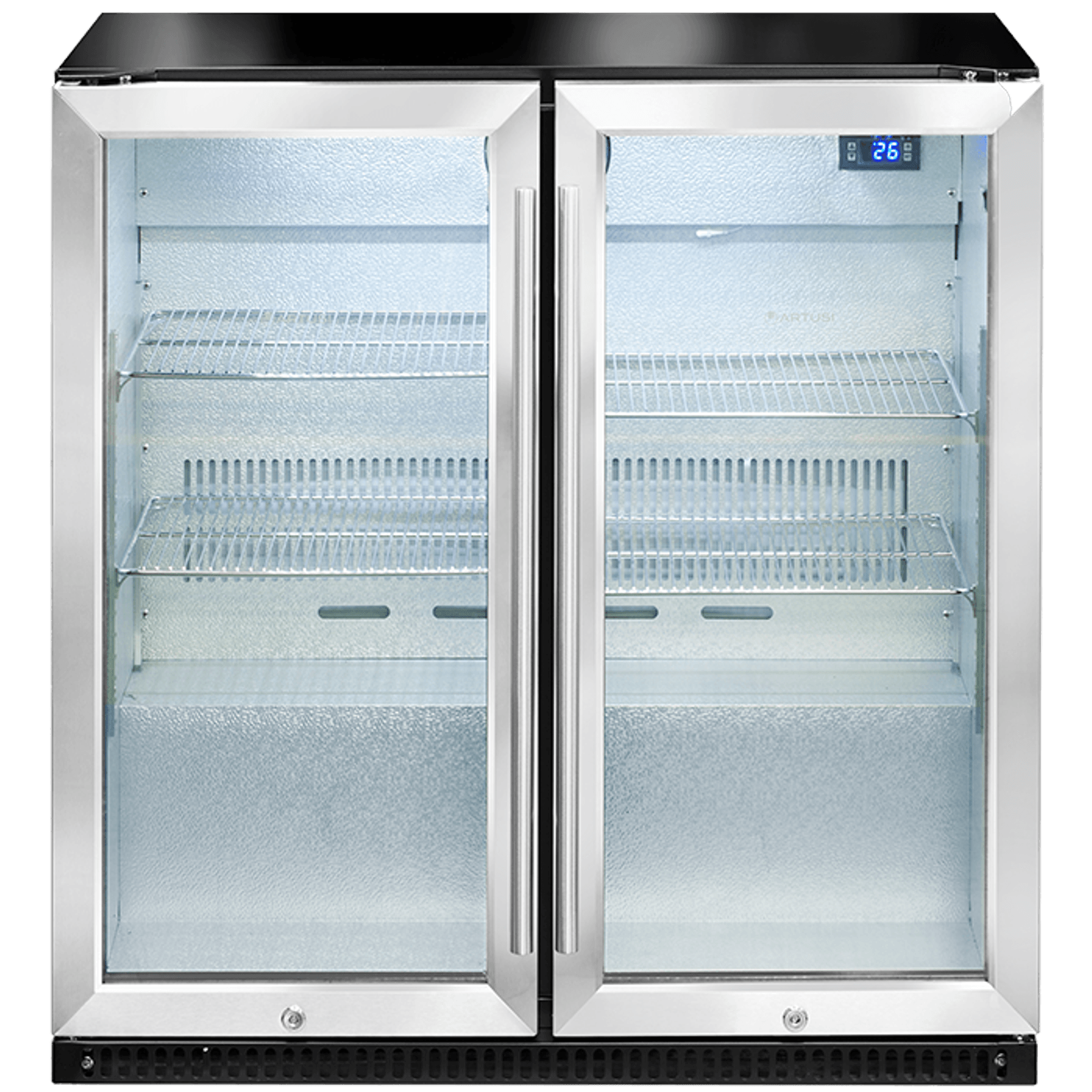 Artusi Double-Door Outdoor Refrigerator - Stainless Steel gallery detail image