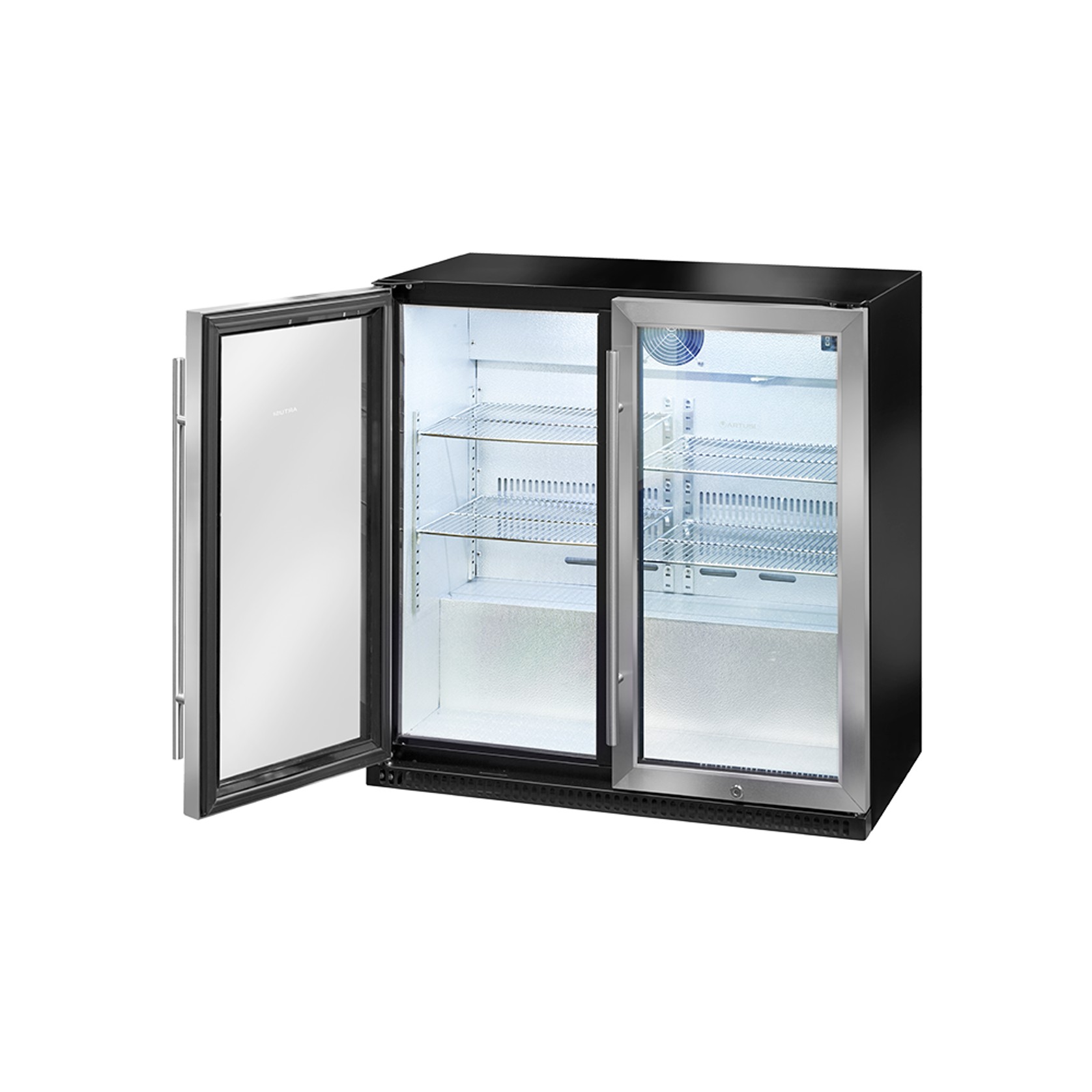 Artusi Double-Door Outdoor Refrigerator - Stainless Steel gallery detail image