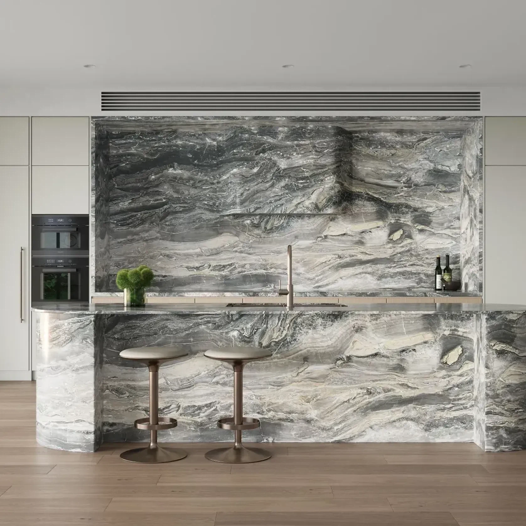Arabescato Grigio Marble Benchtop gallery detail image