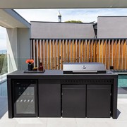 Artusi 2400mm Aperto Ferro Outdoor Kitchen Cabinet - Impera Black Stone gallery detail image
