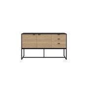 ODENCE Sideboard 160cm - Natural & Black gallery detail image