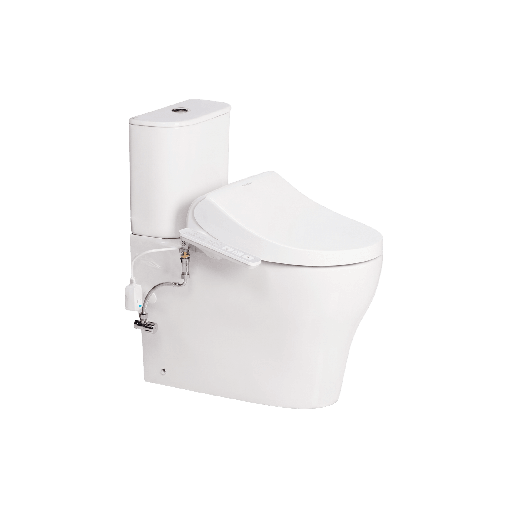 Cygnet Hygiene Rim Round CCBTW - Bottom Inlet with SpaLet E-Bidet Seat gallery detail image