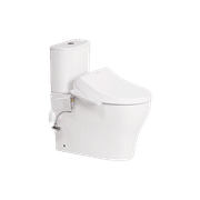 Cygnet Hygiene Rim Square CCBTW - Bottom Inlet with SpaLet E-Bidet Seat gallery detail image