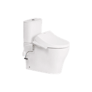 Cygnet Hygiene Rim OH Round CCBTW - Bottom Inlet with SpaLet E-Bidet Seat gallery detail image