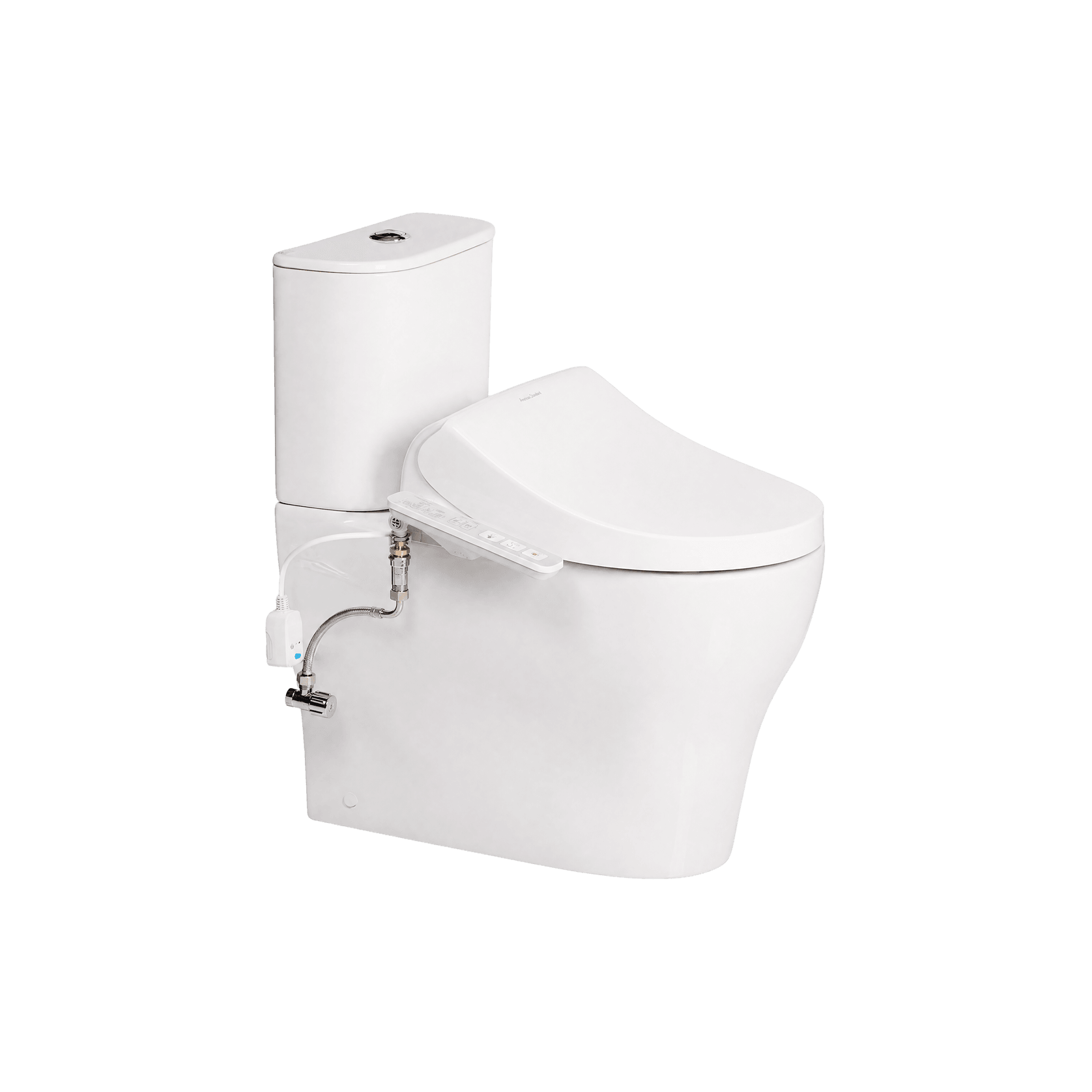 Cygnet Hygiene Rim OH Round CCBTW - Back Inlet with SpaLet E-Bidet Seat gallery detail image