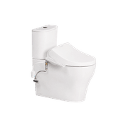 Cygnet Hygiene Rim OH Round CCBTW - Back Inlet with SpaLet E-Bidet Seat gallery detail image