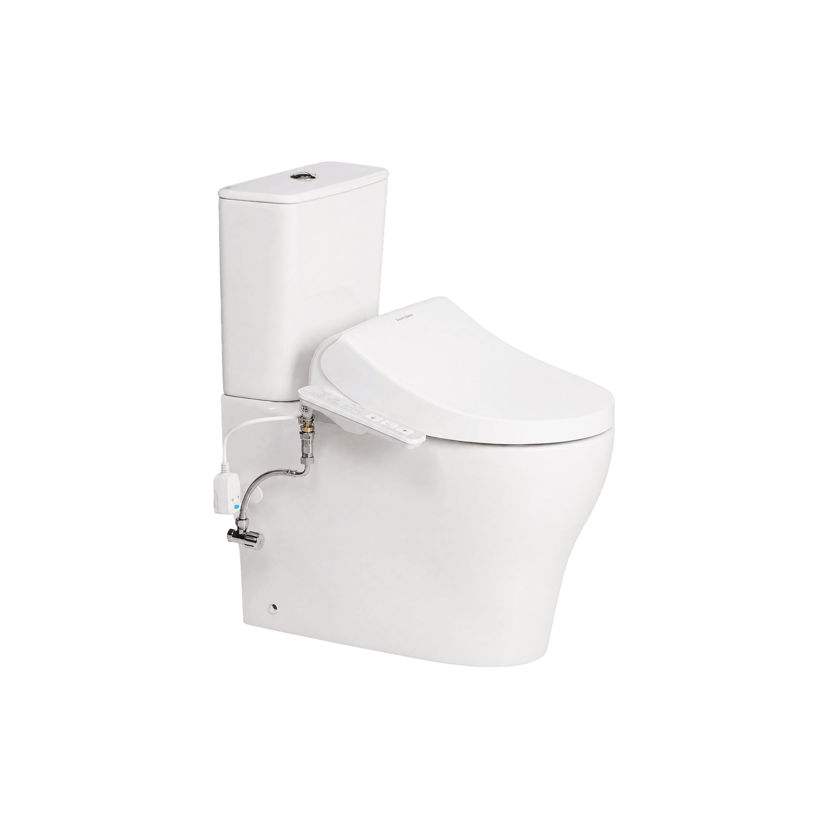 Cygnet Hygiene Rim OH Square CCBTW - Back Inlet with SpaLet E-Bidet Seat gallery detail image