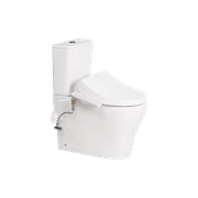 Cygnet Hygiene Rim OH Square CCBTW - Back Inlet with SpaLet E-Bidet Seat gallery detail image