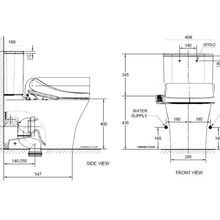 Signature Hygiene Rim CCBTW - Back Inlet with SpaLet E-Bidet Seat gallery detail image