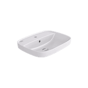 Signature 550 Semi Inset Basin - 1 Tap Hole - Overflow gallery detail image