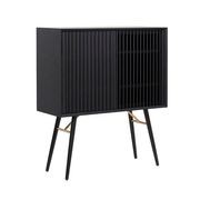 ASLOG Tall Sideboard 90cm - Black gallery detail image