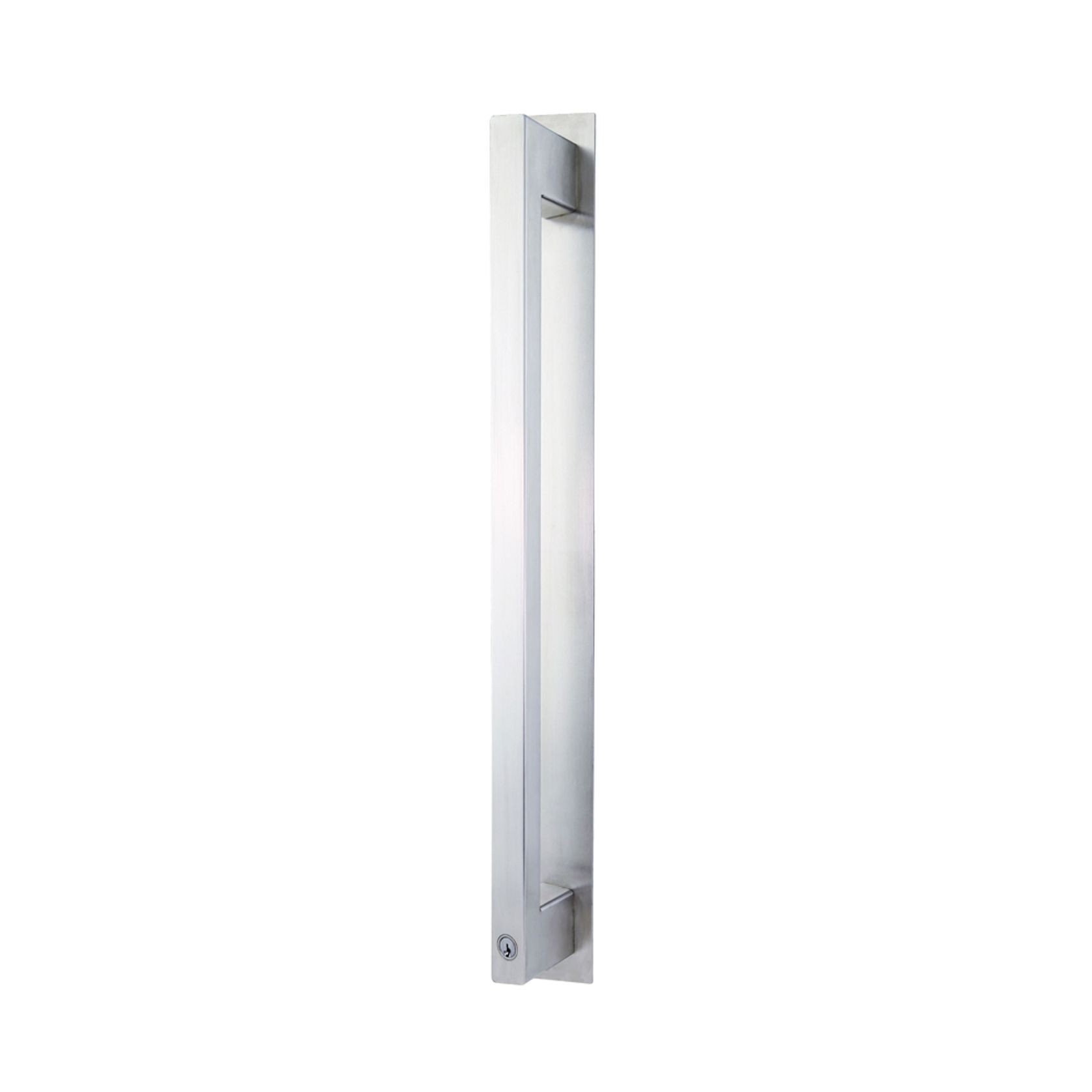 Lockwood Paradigm Door Pull Handle with Double Cylinder Deadbolt Satin Stainless Steel 005/DPHBSSS gallery detail image