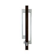 Lockwood Paradigm Door Pull Handle with Double Cylinder Deadbolt Satin Stainless Steel 005/DPHBSSS gallery detail image