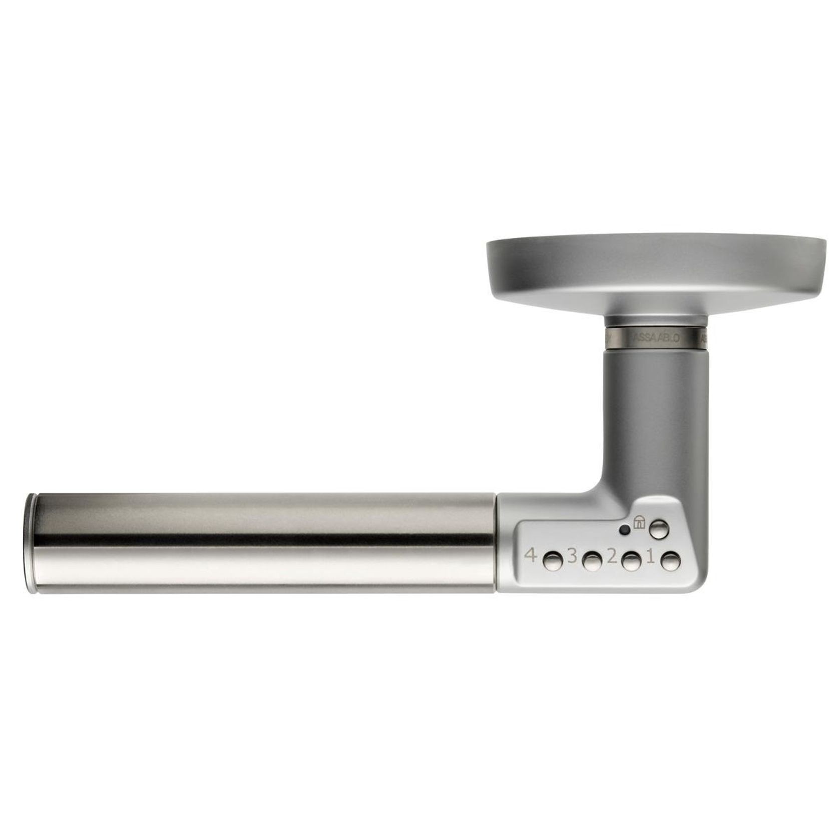 Lockwood Electronic Lock Code Door Lever Right Hand Stainless Steel 8816RSS gallery detail image
