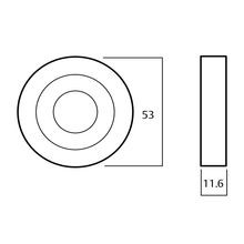 Lockwood 101 Door Lever on Round Rose Full Set gallery detail image