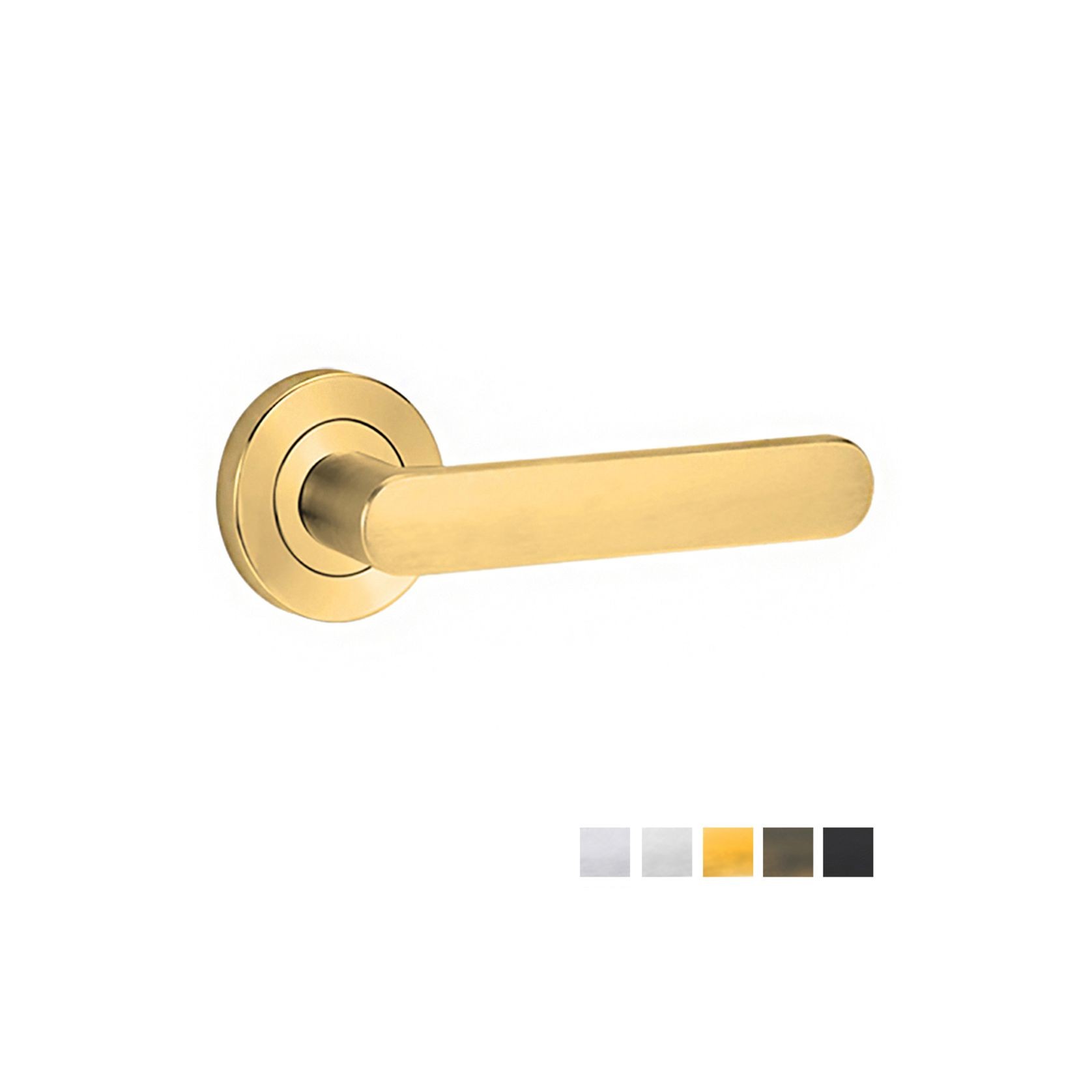 Lockwood Symphony 106 Door Lever on Round Rose Full Set gallery detail image