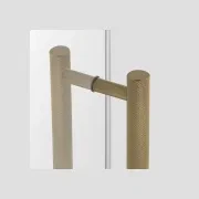 Atelier Pull Bar Double Sided 700mm – Brass gallery detail image