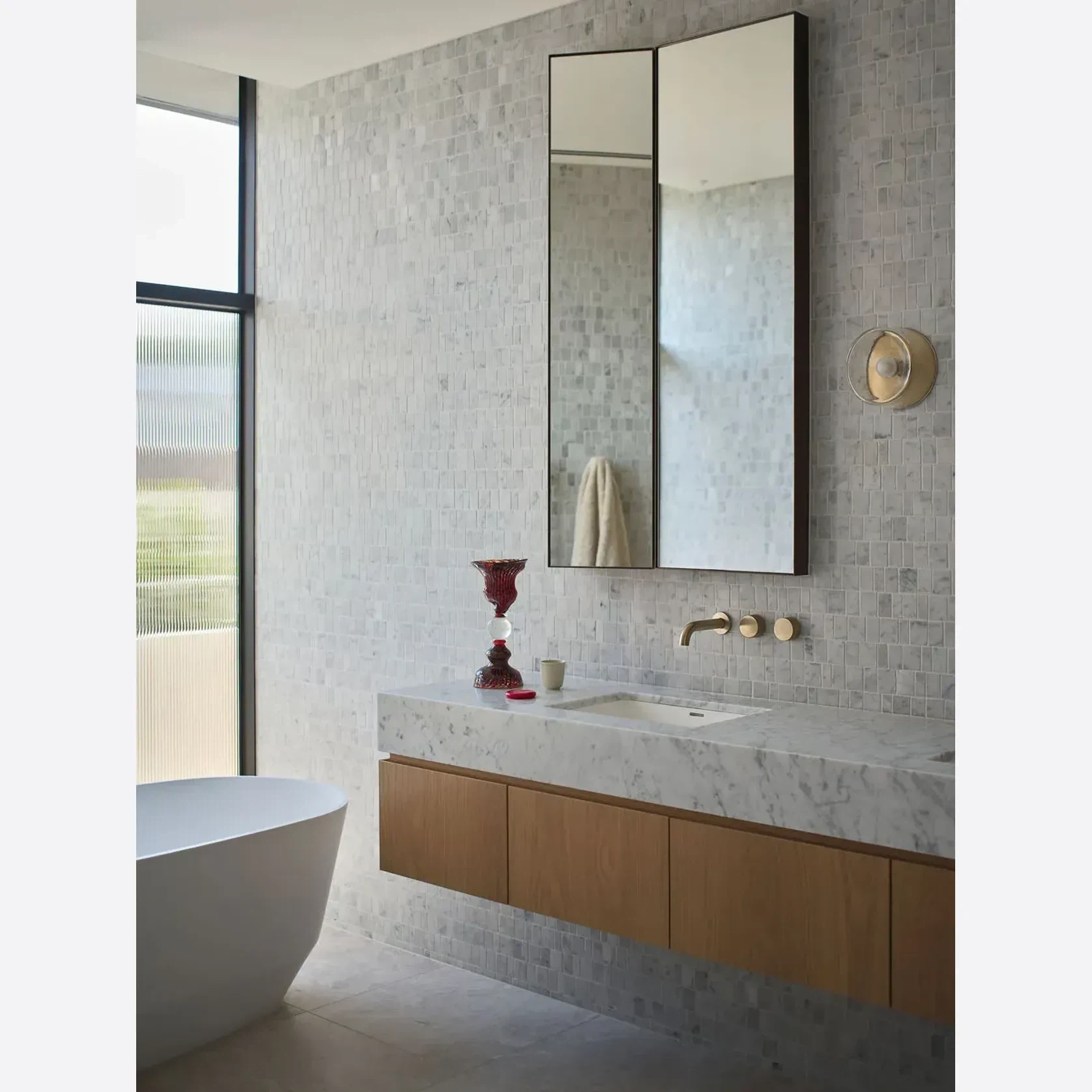 Bianco Carrara Marble Benchtop gallery detail image